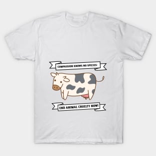 Compassion Knows no Species- Animal Abuse T-Shirt